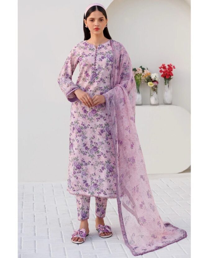 Three Piece Women Shalwar Kameez - Image 4