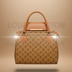 brown hand bag